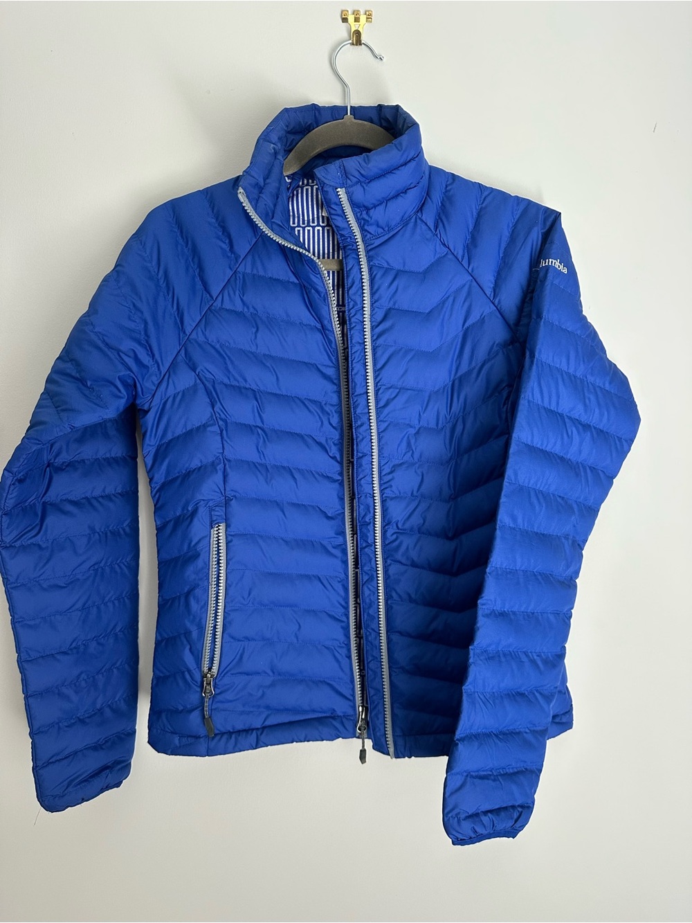 Columbia Women's Royal Blue Quilted Packable Puffer Jacket